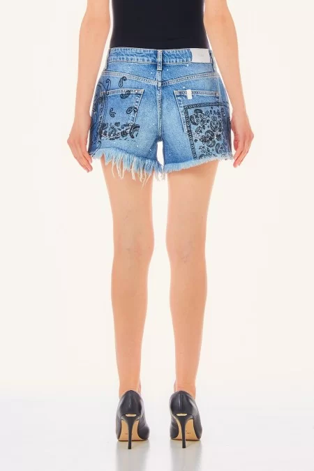 LIU JO BLUE DENIM LIU JO BLUE DENIM Shorts Da Donna In Denim Blu, Di Alta Qualità E Stile Moderno
