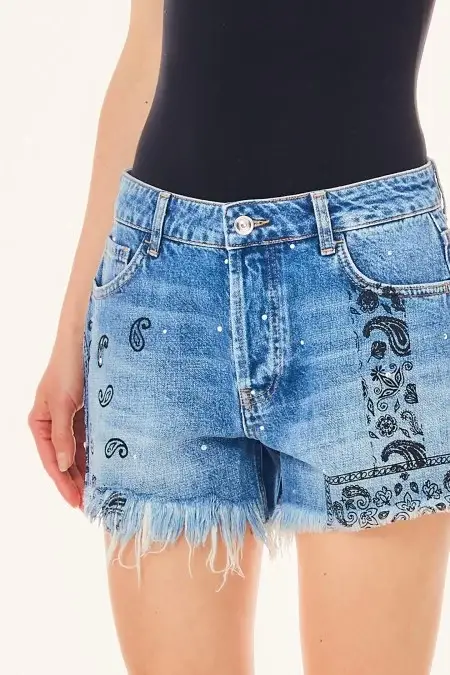 LIU JO BLUE DENIM LIU JO BLUE DENIM Shorts Da Donna In Denim Blu, Di Alta Qualità E Stile Moderno