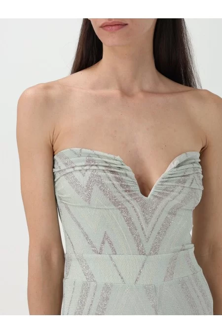 LIU JO COLLECTION TUTA CHEVRON C/BUSTIER