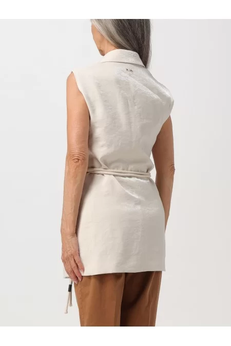 LIUJO JEANS CORE GILET LUNGO TWILL