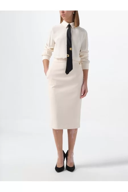 ELISABETTA FRANCHI Maglietta Da Donna Elisabetta Franchi Marchio Di Alta Moda Con Design Elegante E Qualità Premium