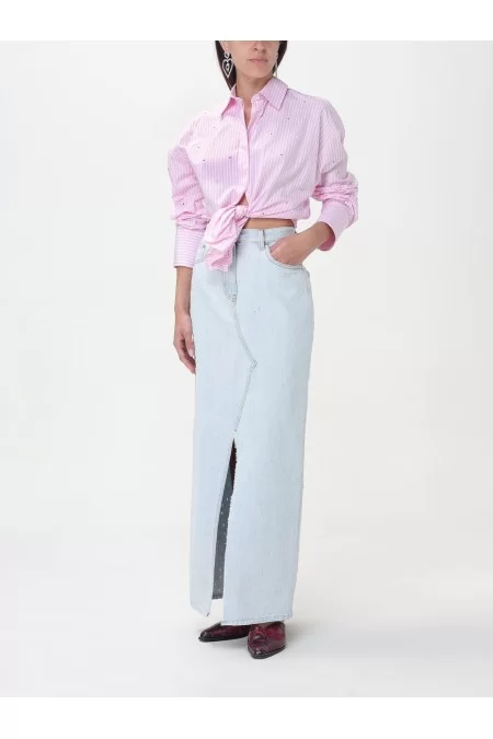 MSGM Maglietta Donna Di Alta Qualità Da MSGM Un Design Femminile Di Tendenza Con Tessuto Di Qualità Suprema