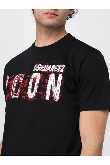 DSQUARED2 Maglietta Uomo DSQUARED2 Brand Di Lusso Con Qualità Premium. Perfetta Per Ogni Occasione