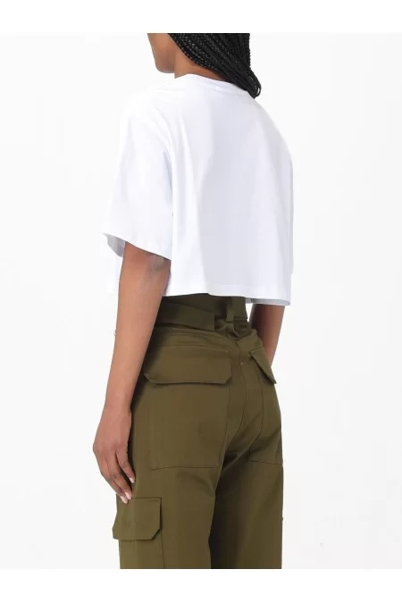 MSGM MSGM Maglietta Da Donna In Cotone Biologico, Comoda E Alla Moda