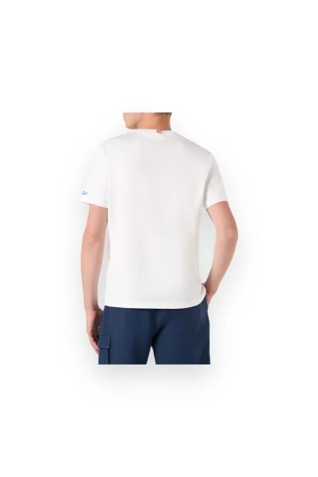 SAINTBARTH MC2 TSHIRT MAN - GIN GLASS 01N EMB