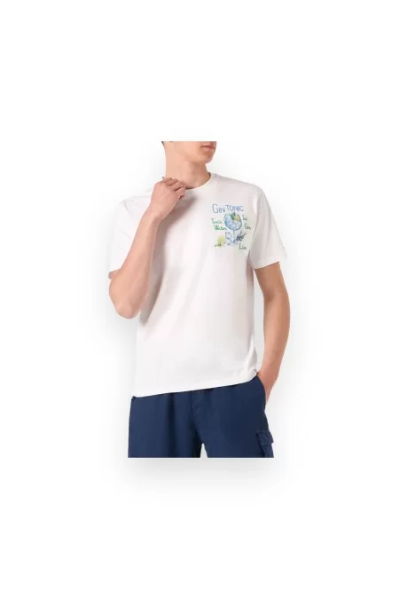SAINTBARTH MC2 TSHIRT MAN - GIN GLASS 01N EMB