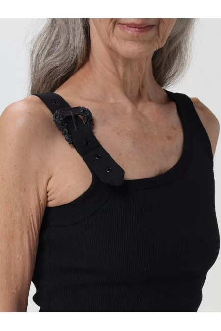 VERSACE Top Da Donna Di Versace Il Top Da Donna Di Versace è Sinuoso E Elegante, Perfetto Per Ogni Occasione. Realizzato Con Materiali Di Alta Qualità, Offre Comfort E Stile Unico. Scegli Versace Per Un Look Impeccabile