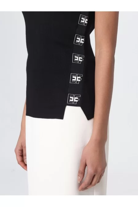 ELISABETTA FRANCHI Top Elegante Di ELISABETTA FRANCHI Marchio Di Moda Italiano Con Top Di Alta Qualità E Stile Elegante