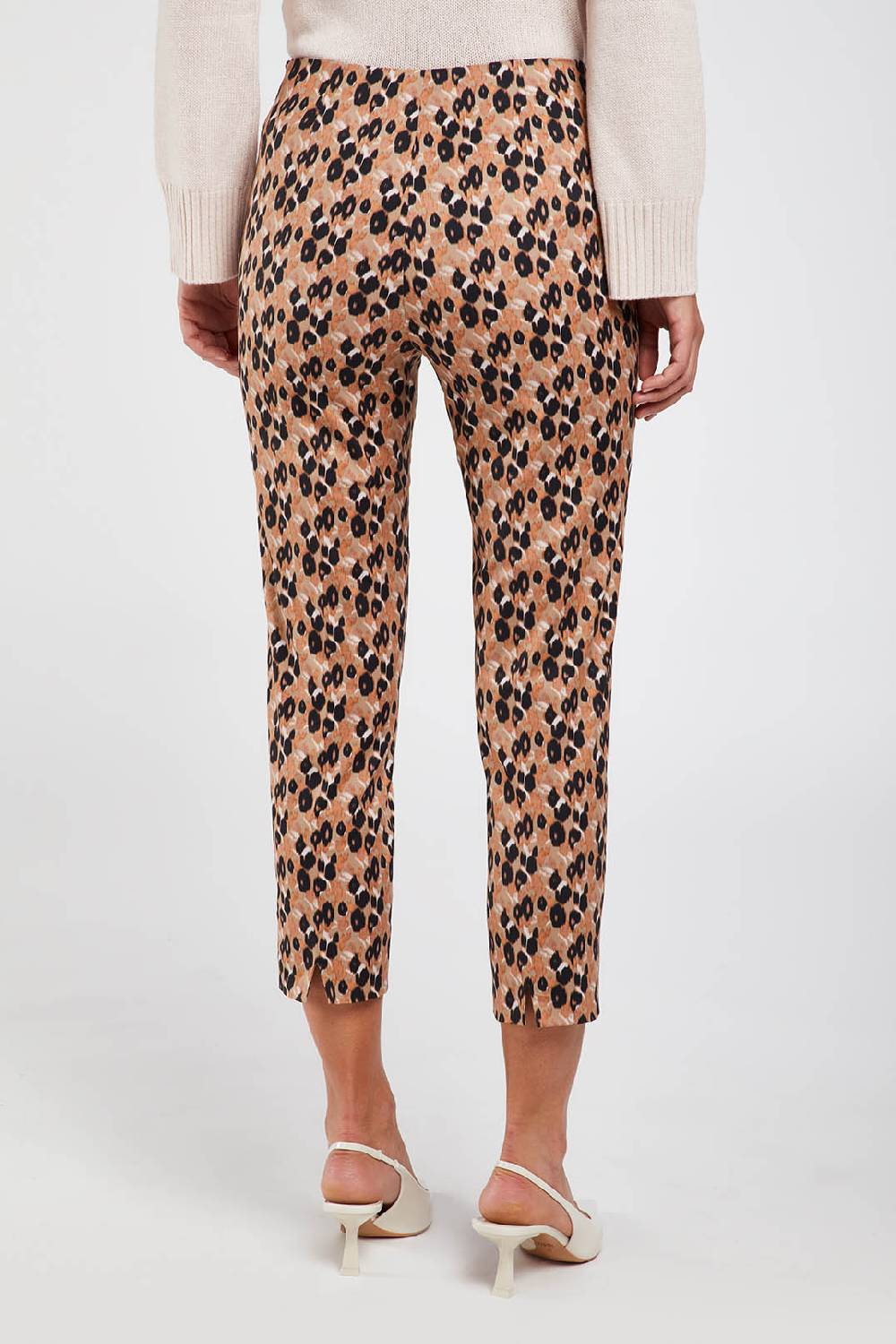 Piazza Sempione AUDREY Raso Di Cotone Stretch Con Microfantasia