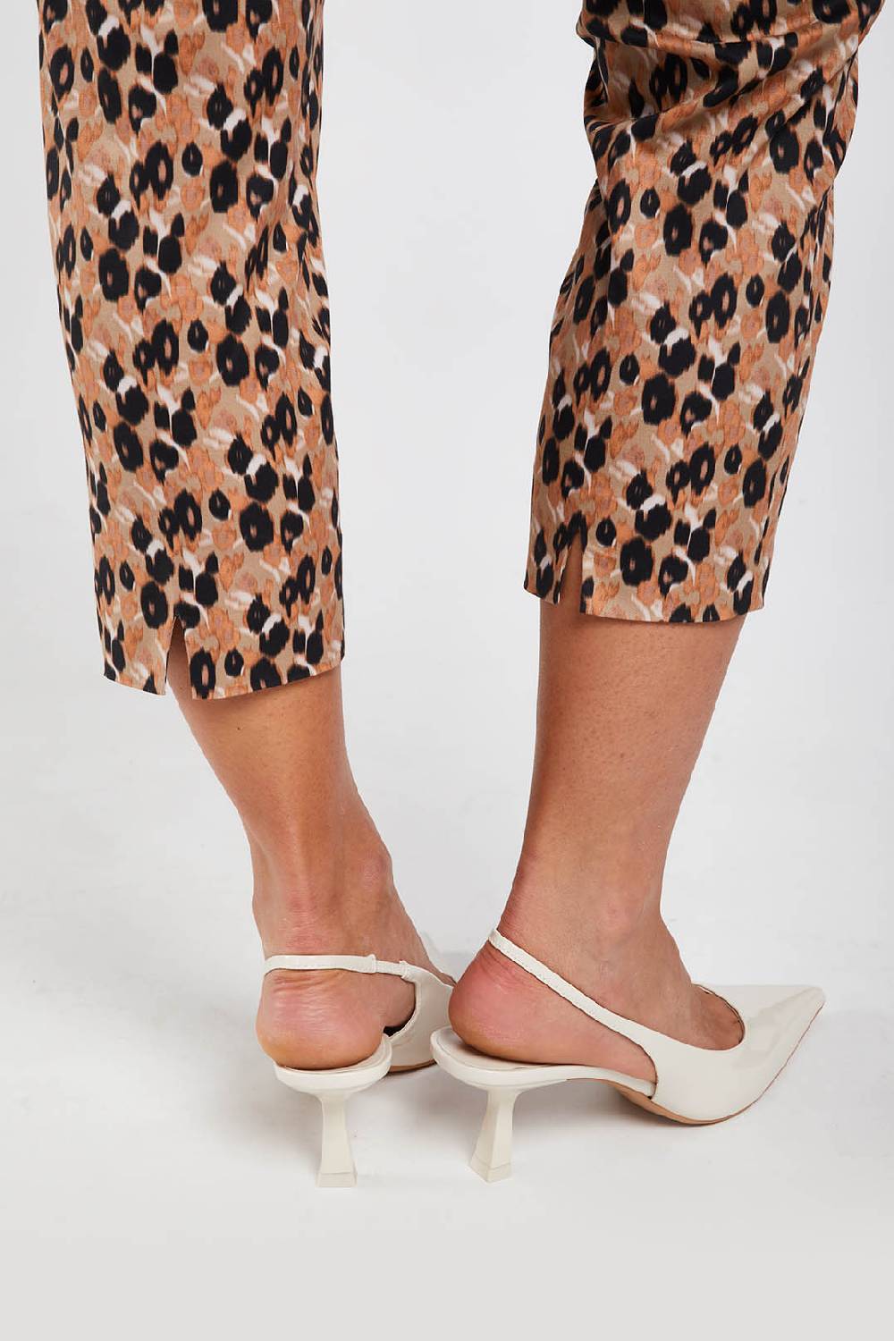 Piazza Sempione AUDREY Raso Di Cotone Stretch Con Microfantasia