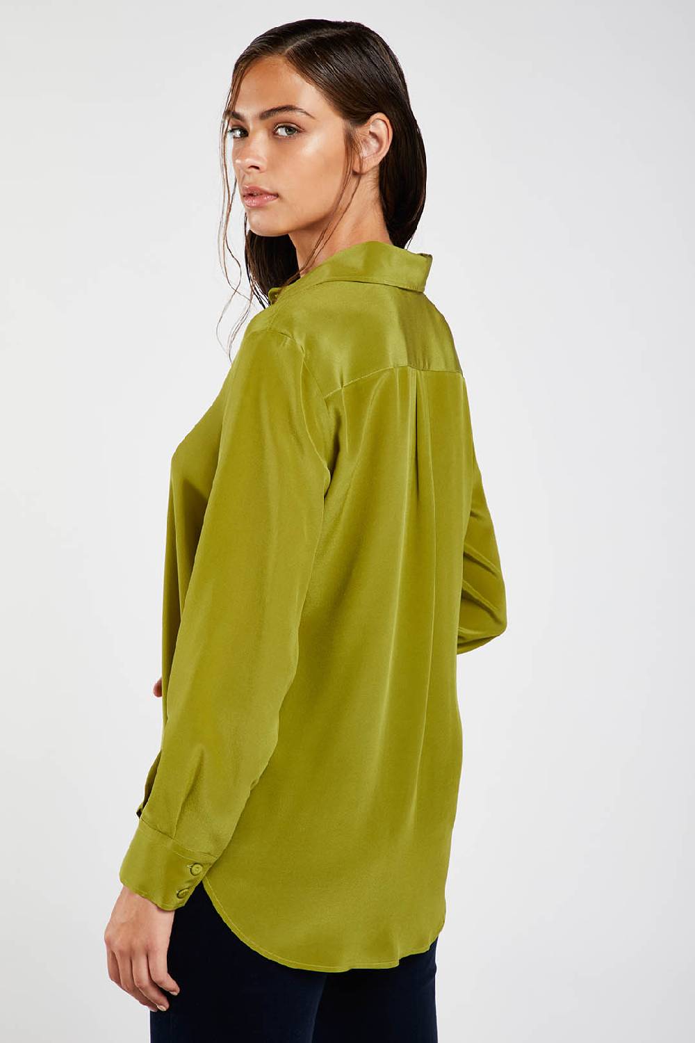 Piazza Sempione Camicia Uomo In Crepe De Chine Di Seta