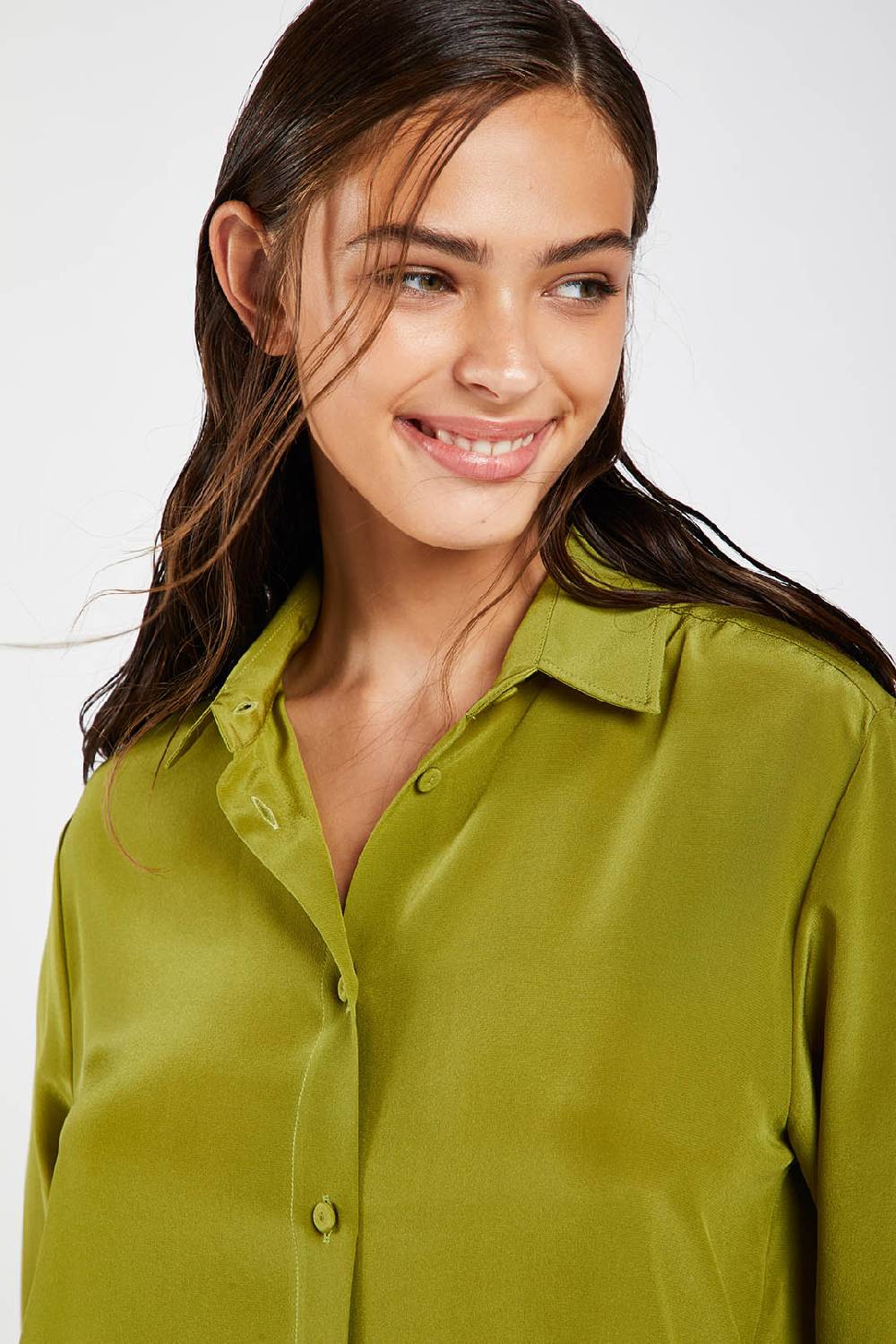 Piazza Sempione Camicia Uomo In Crepe De Chine Di Seta