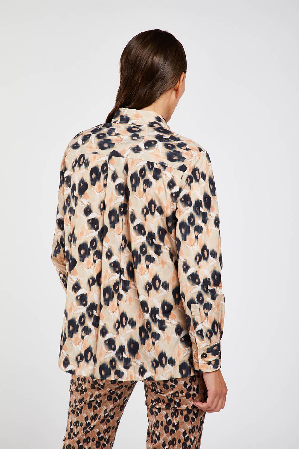 Piazza Sempione Giacca Camicia In Bio Nylon Stampato