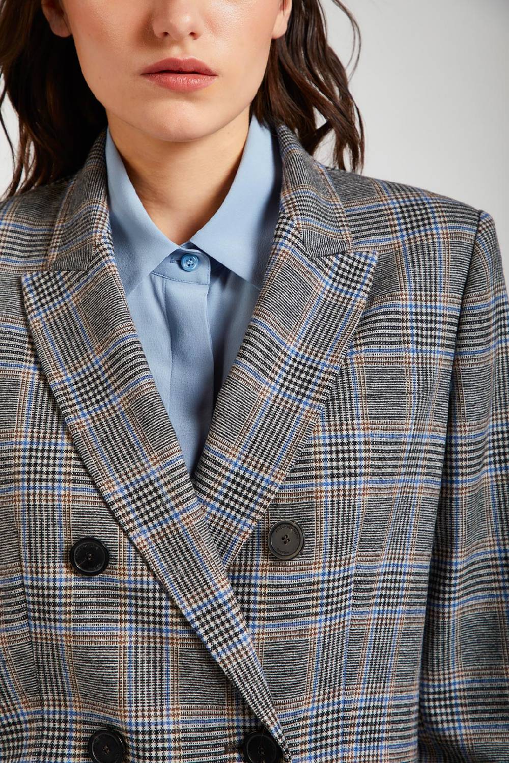 Piazza Sempione Giacca Doppiopetto In Principe Di Galles