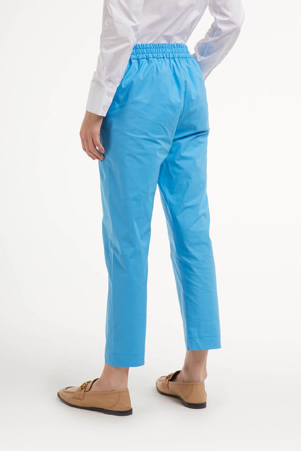 Piazza Sempione HILARY Pantalone In Popeline Elasticizzato