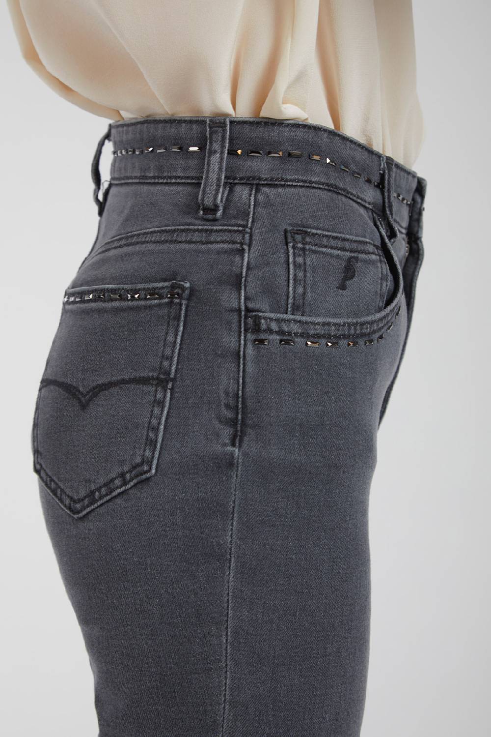 Piazza Sempione JENNIFER Pantalone 5 Tasche Bootcut In Denim