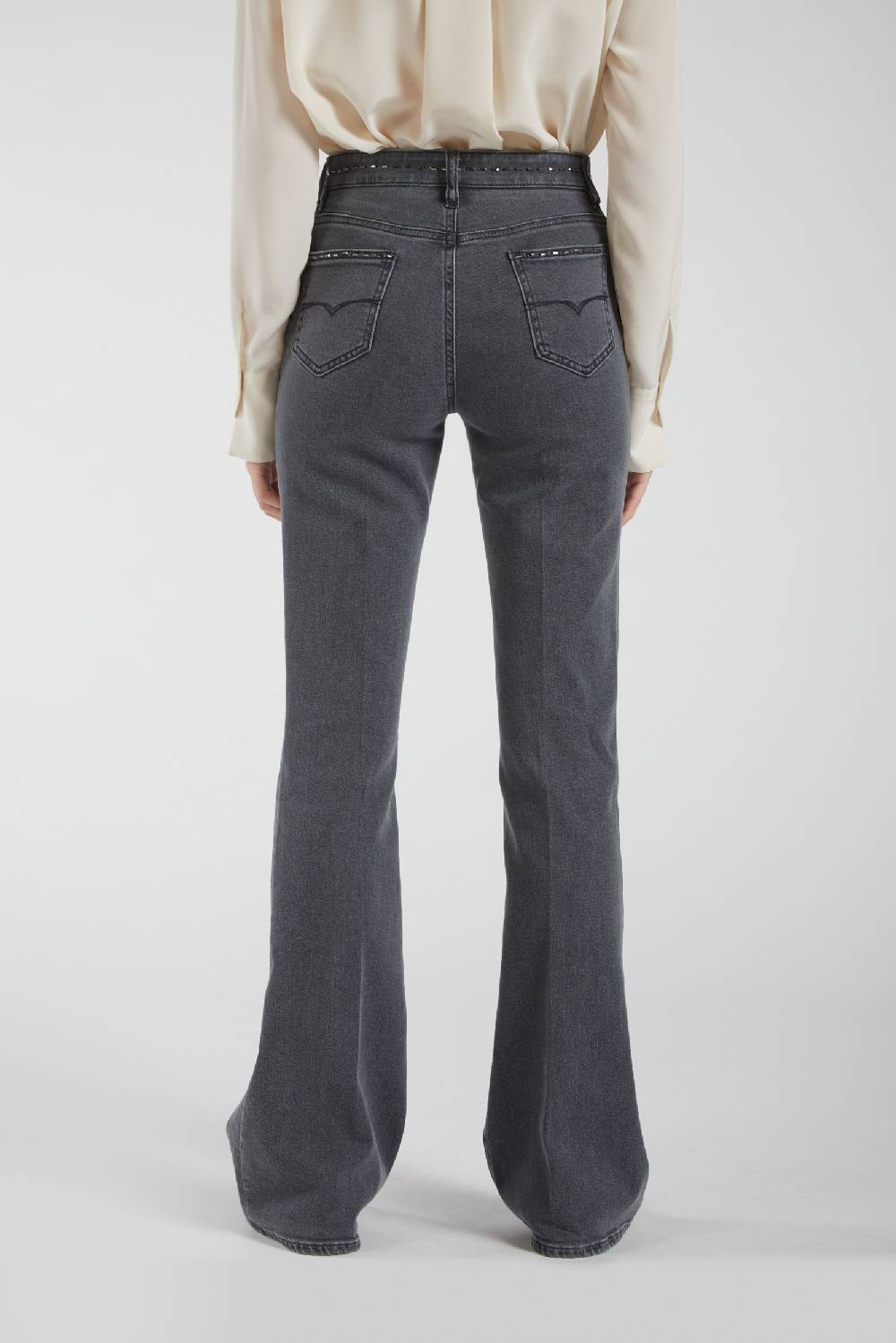 Piazza Sempione JENNIFER Pantalone 5 Tasche Bootcut In Denim