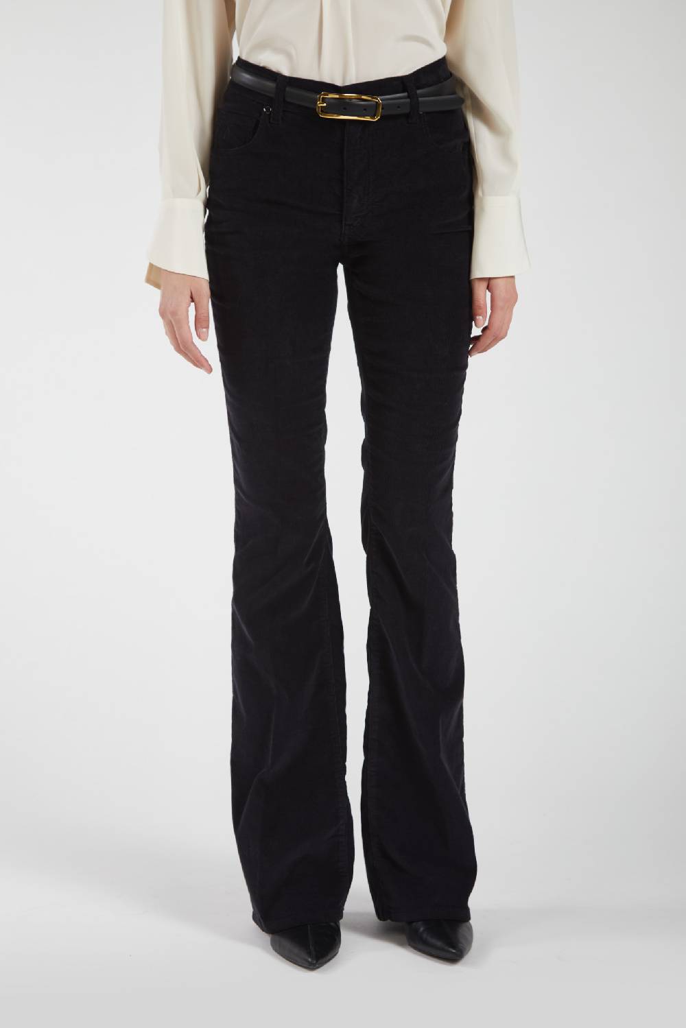 Piazza Sempione JENNIFER Pantalone bootcut con ricamo monogram