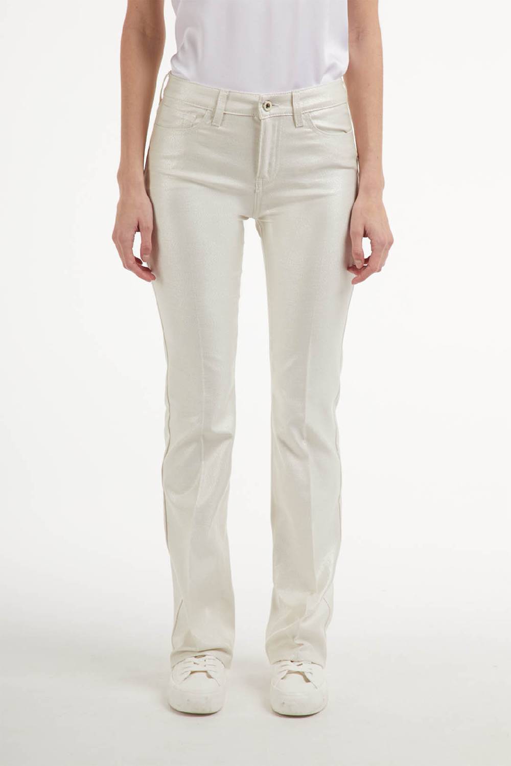 Piazza Sempione JENNIFER Pantalone bootcut effetto acqua