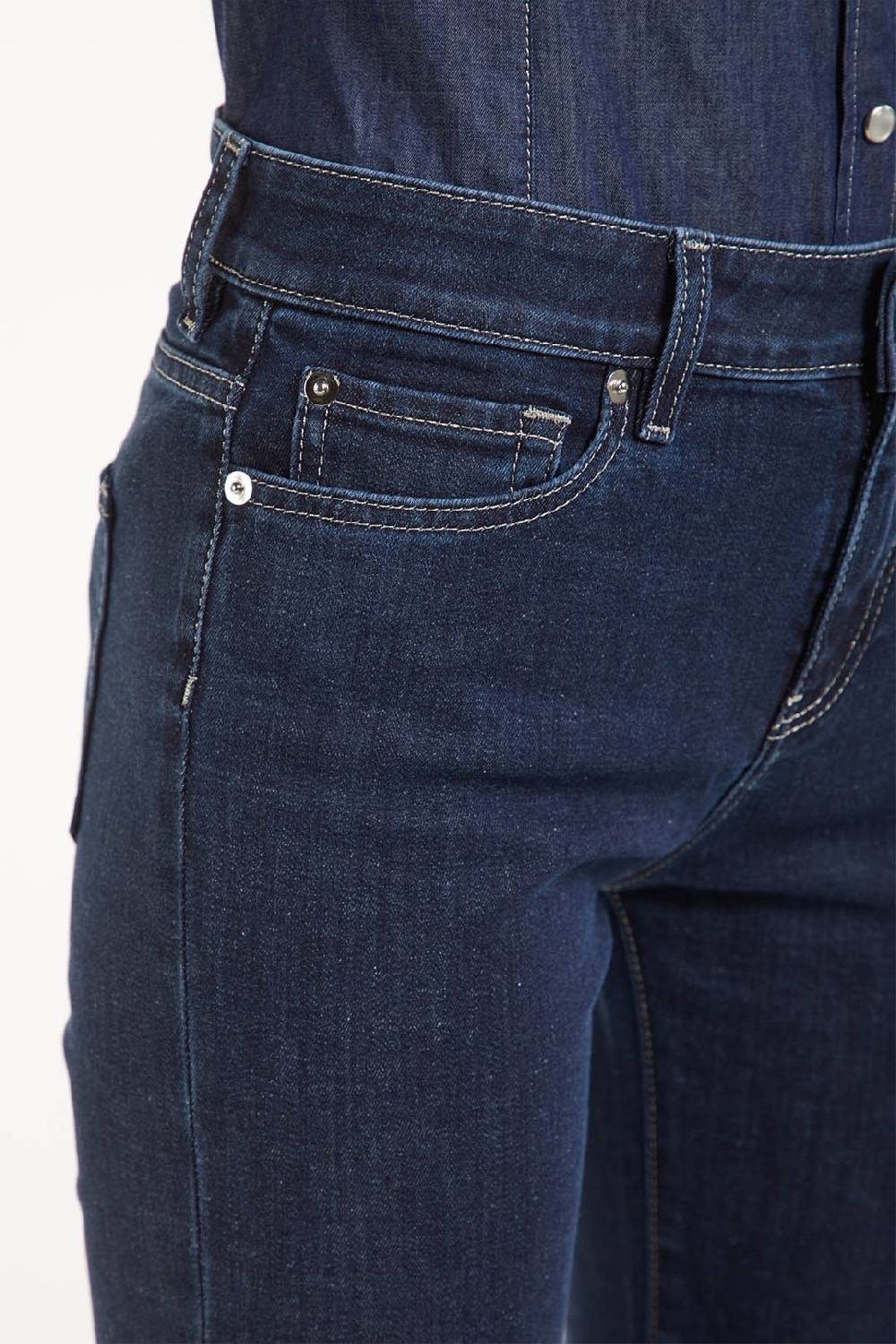 Piazza Sempione JENNIFER Pantalone In Denim Blu Elasticizzato