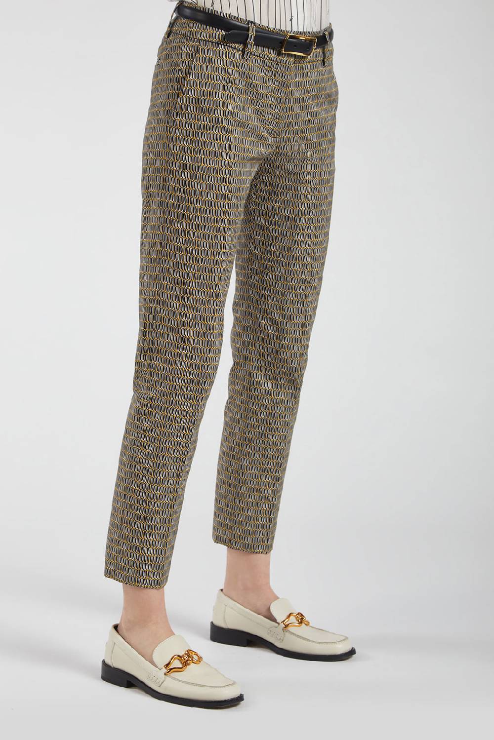 Piazza Sempione KIM Pantalone con stampa microfantasia