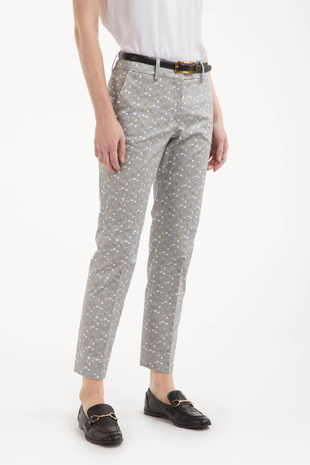Piazza Sempione KIM Pantalone stampato con microfantasia