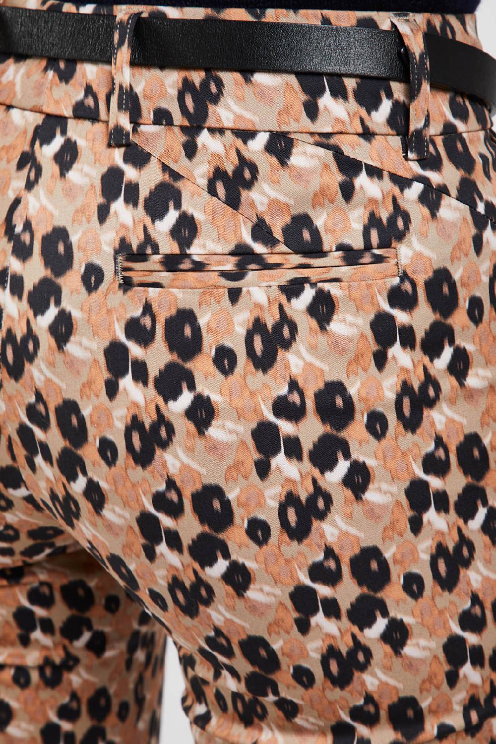 Piazza Sempione KIM Raso Di Cotone Stretch Con Microfantasia