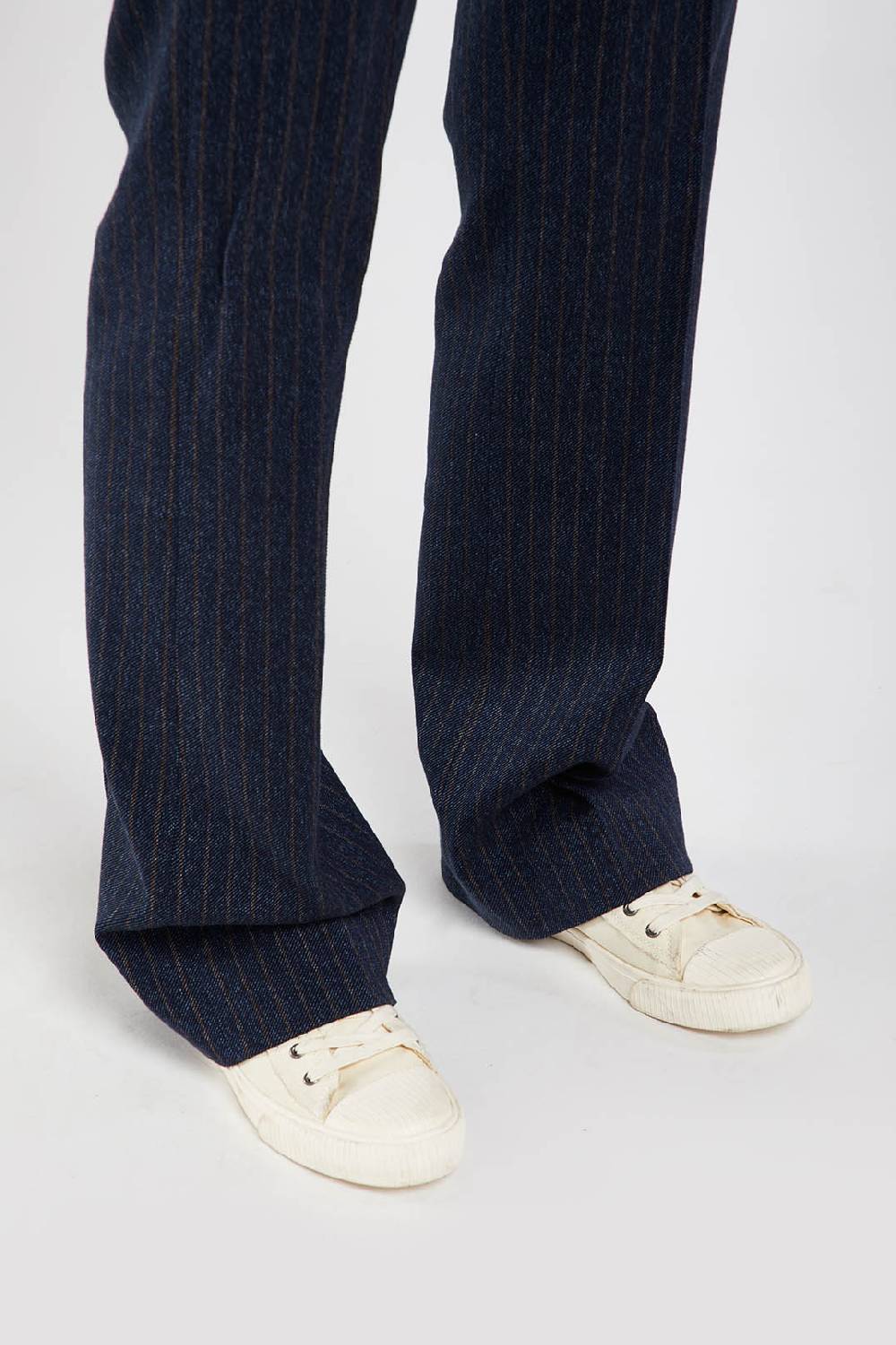 Piazza Sempione LUISA LUISA In Stretch Cover Twill Gessato