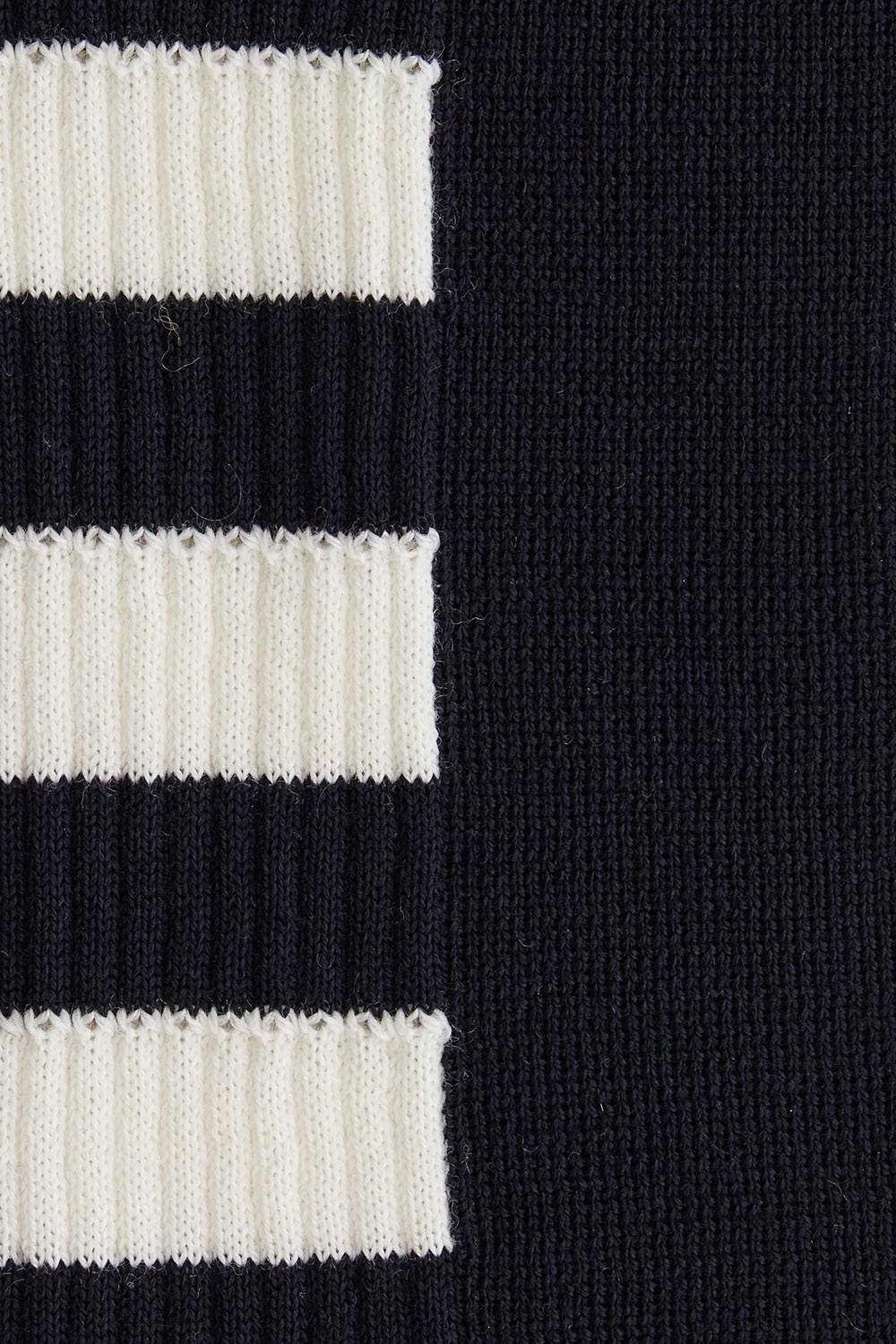 Piazza Sempione Maglione A Righe Con Collo A Cratere