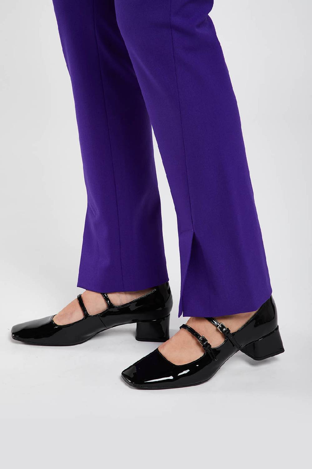 Piazza Sempione Pantalone Vita Alta In Lana Bielastica