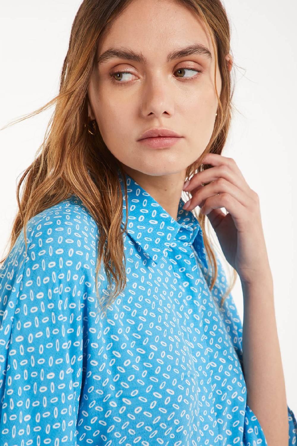 Piazza Sempione Abito Camicia Stampa Microfantasia