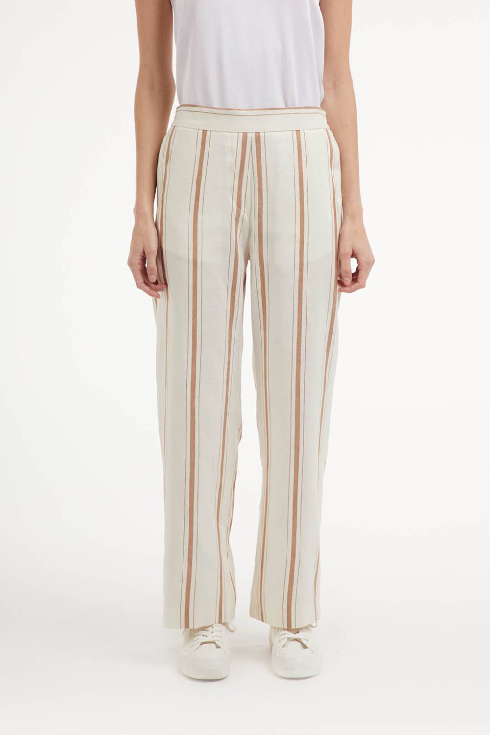 Piazza Sempione ANNA A righe in lino e seta