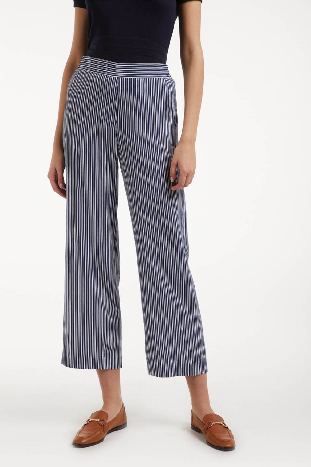 Piazza Sempione ANNA Crepe marocaine stampa rigata