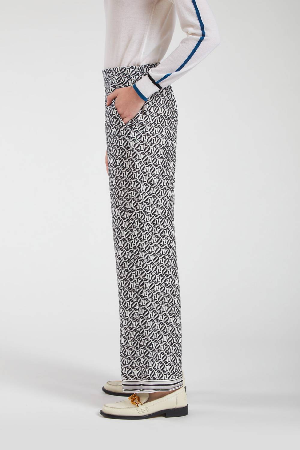 Piazza Sempione ANNA Pantalone Wide Leg