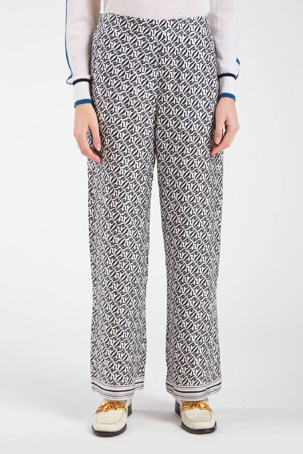 Piazza Sempione ANNA Pantalone wide leg