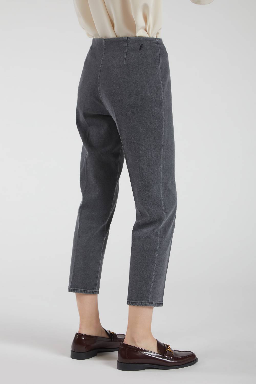 Piazza Sempione AUDREY Pantalone In Denim Nero