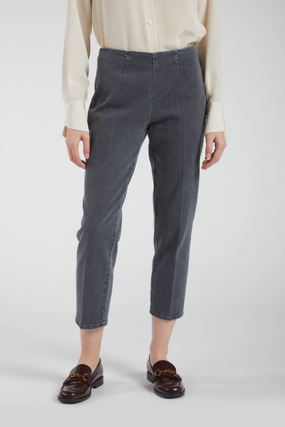 Piazza Sempione AUDREY Pantalone in denim nero