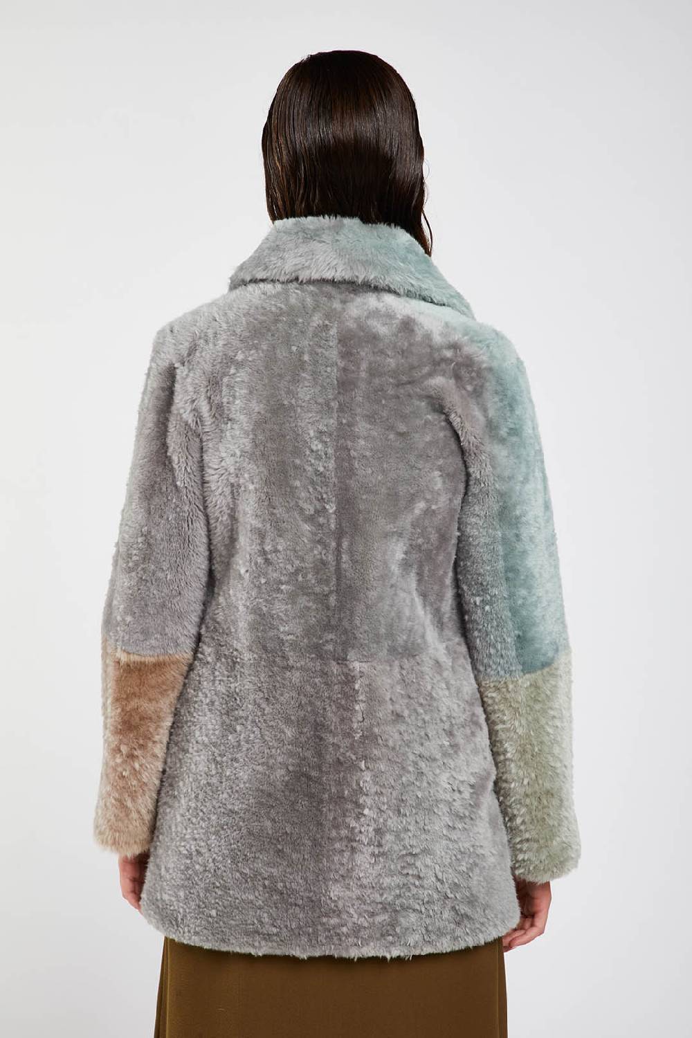 Piazza Sempione Caban In Pelliccia Di Montone