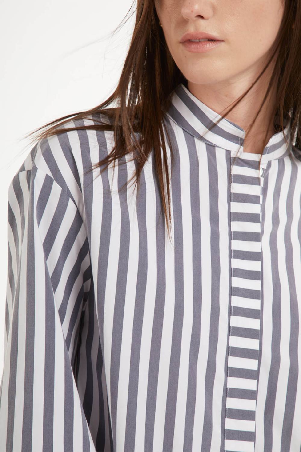 Piazza Sempione Camicia A Righe Verticali