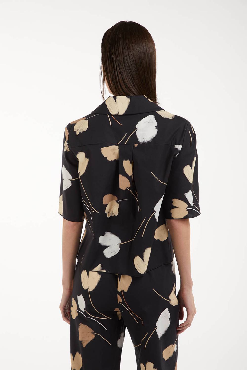 Piazza Sempione Camicia Bowling Con Stampa A Fiori