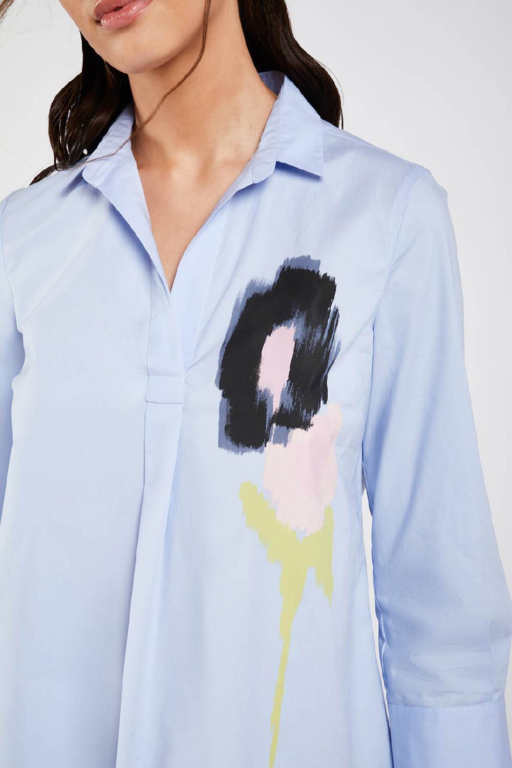 Piazza Sempione Camicia Con Fiore Stampato