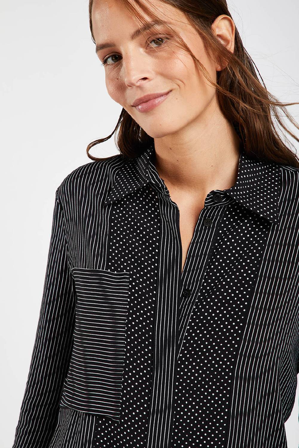 Piazza Sempione Camicia Con Microfantasia