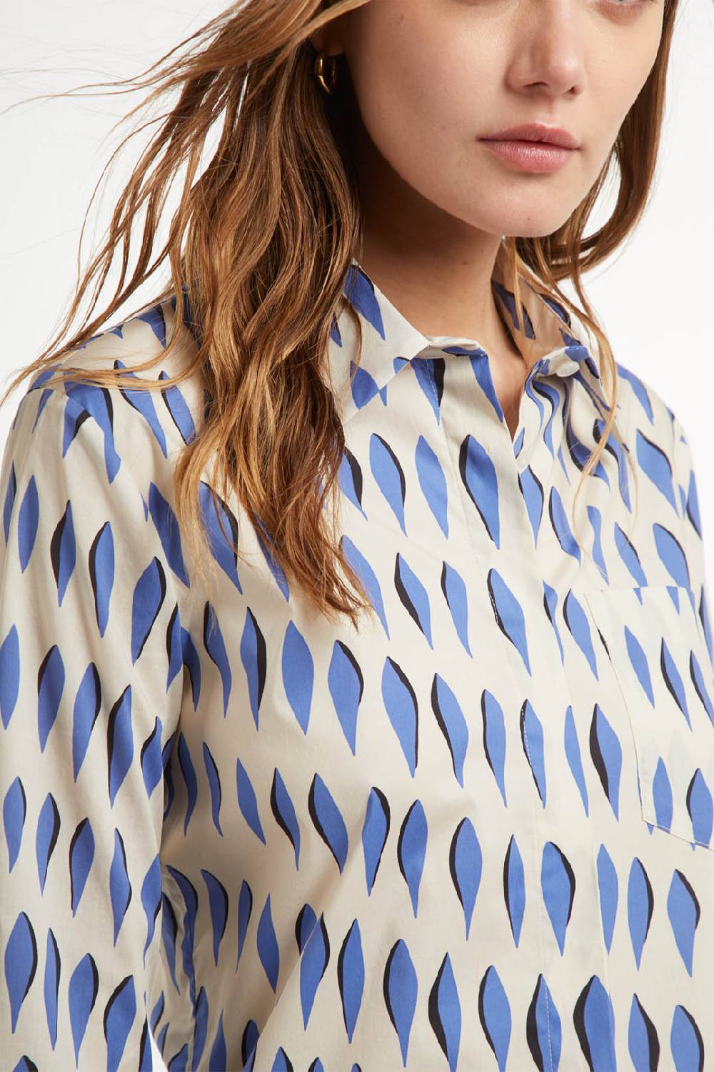 Piazza Sempione Camicia Con Stampa Ogive