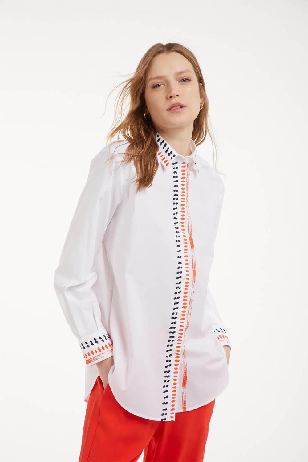 Piazza Sempione Camicia con stampa piazzata