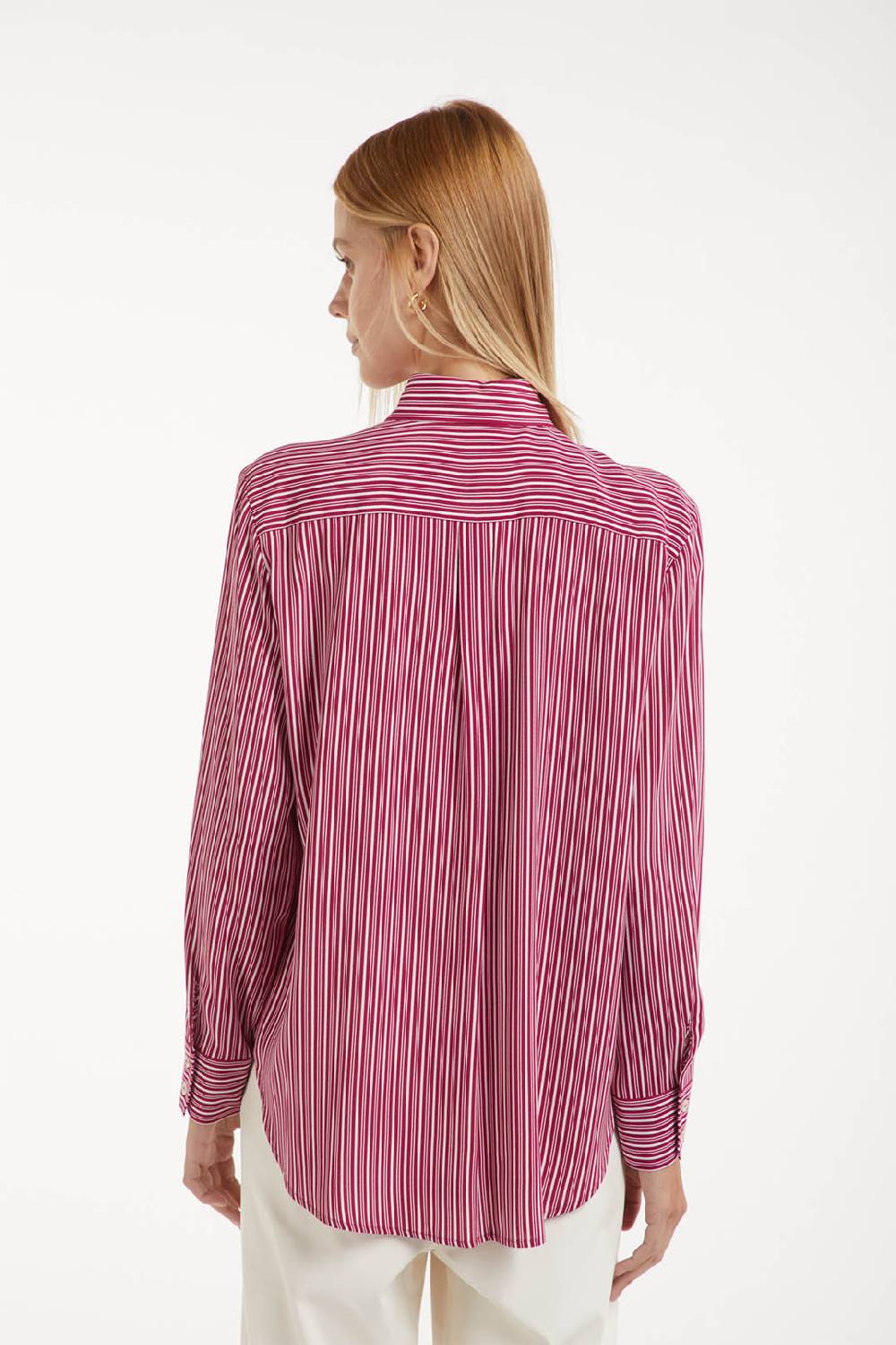 Piazza Sempione Camicia Con Stampa Rigata