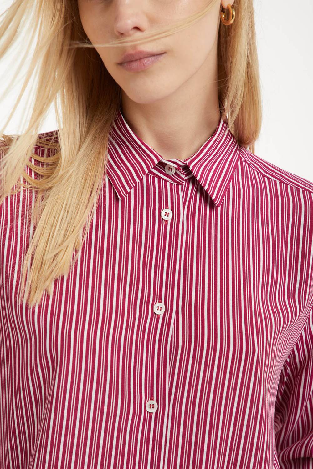 Piazza Sempione Camicia Con Stampa Rigata