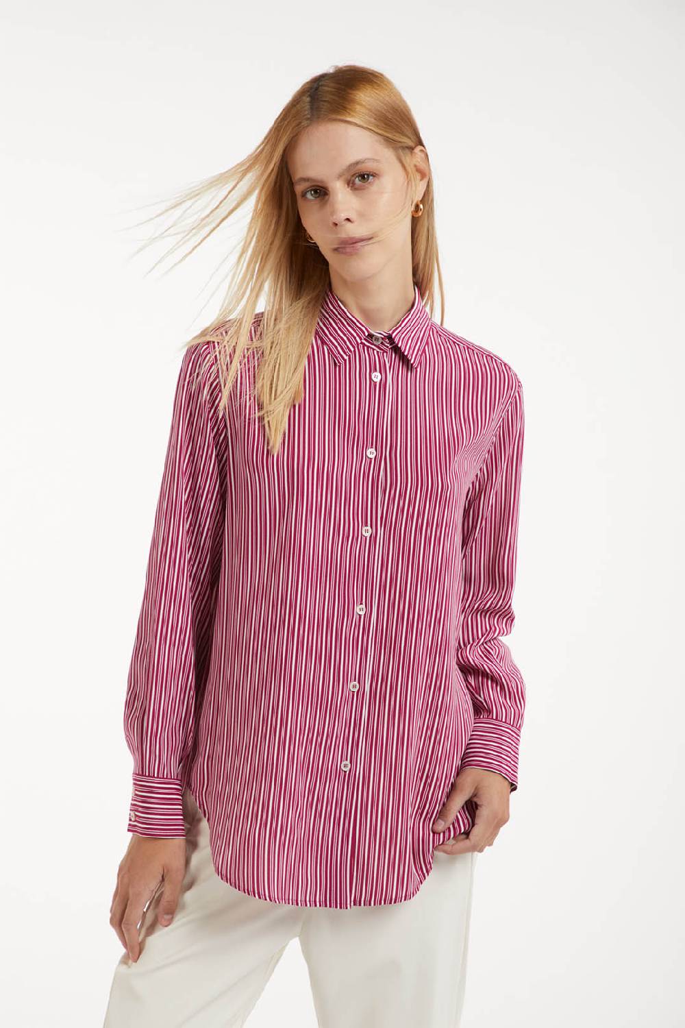 Piazza Sempione Camicia con stampa rigata