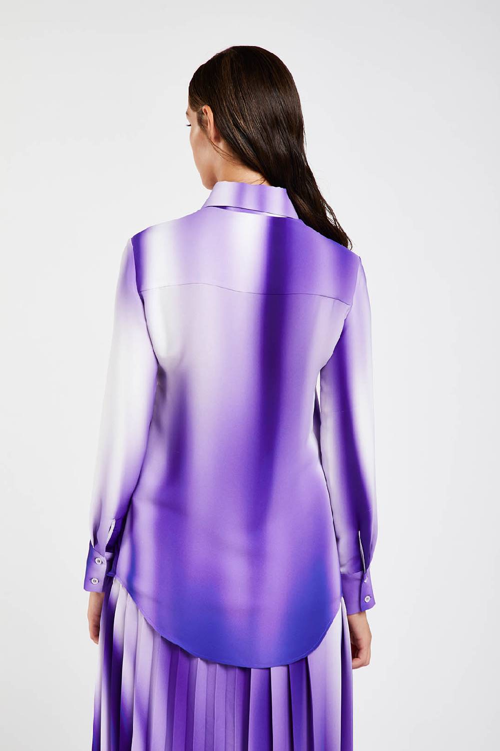 Piazza Sempione Camicia Con Stampa Sfumata