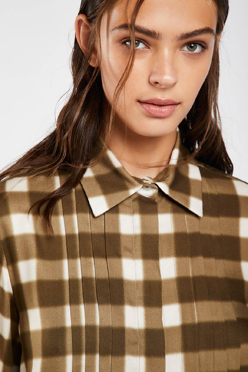 Piazza Sempione Camicia Con Stampa Sfumata Damier