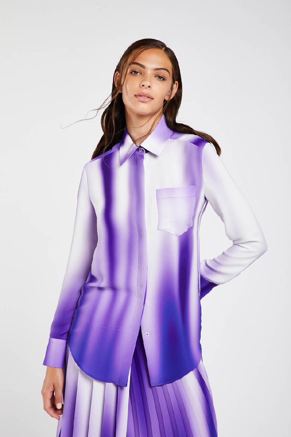 Piazza Sempione Camicia con stampa sfumata